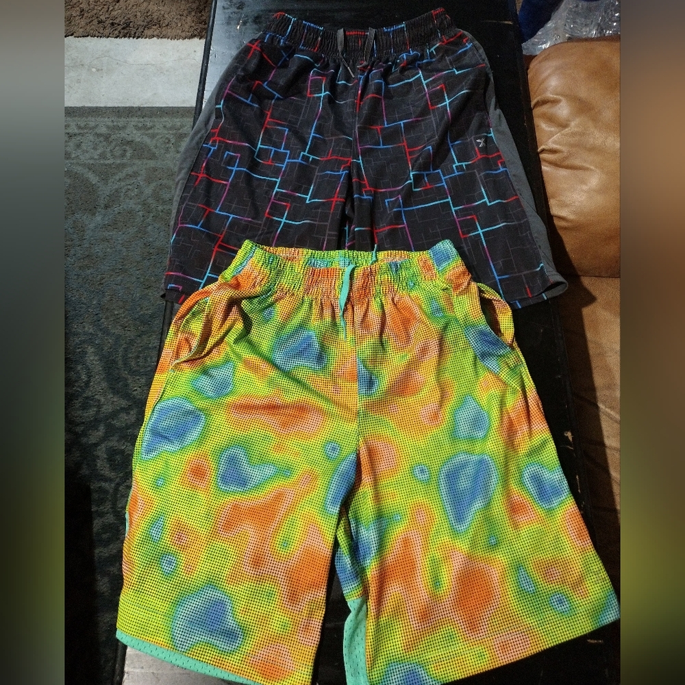 Xersion Kids Shorts Set - Black and Multicolor